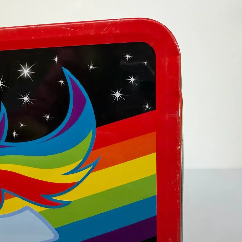 MLP G4 My Little Pony Loungefly Rainbow Dash Tin Metal Storage Lunch Box